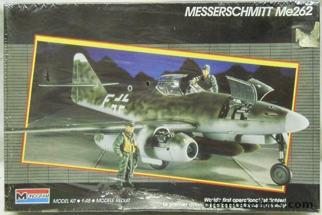 Monogram 1/48 Messerschmitt Me-262 - Fighter-Bomber, 5453 plastic model kit